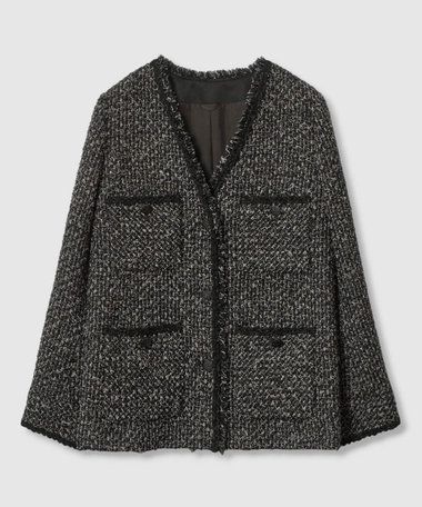 ラメファンシーツイード4ポケット ジャケット|ANAYI OFFICIAL ONLINE