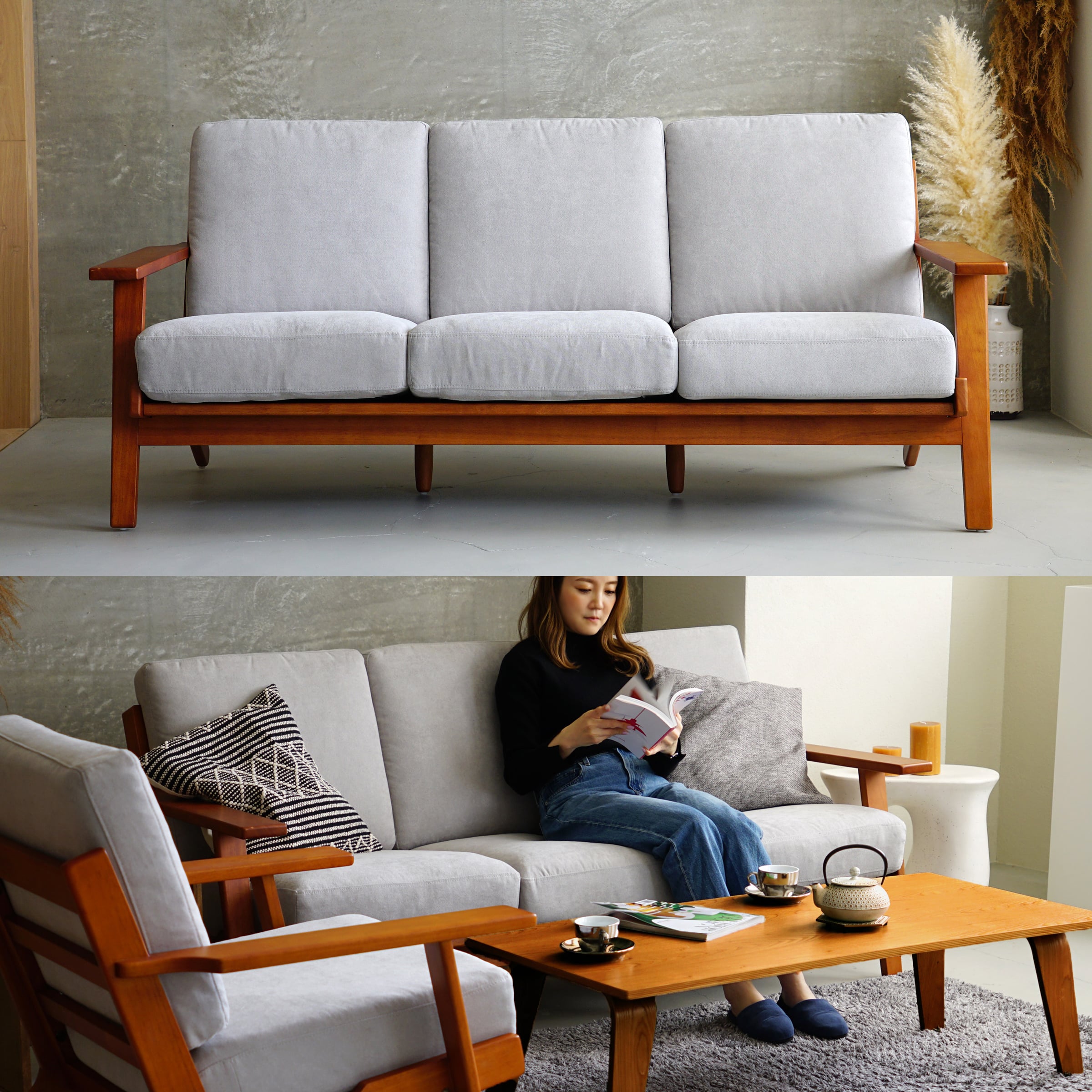 ハンス・J・ウェグナー GE290 3P GETAMAsofaソファリプロダクト