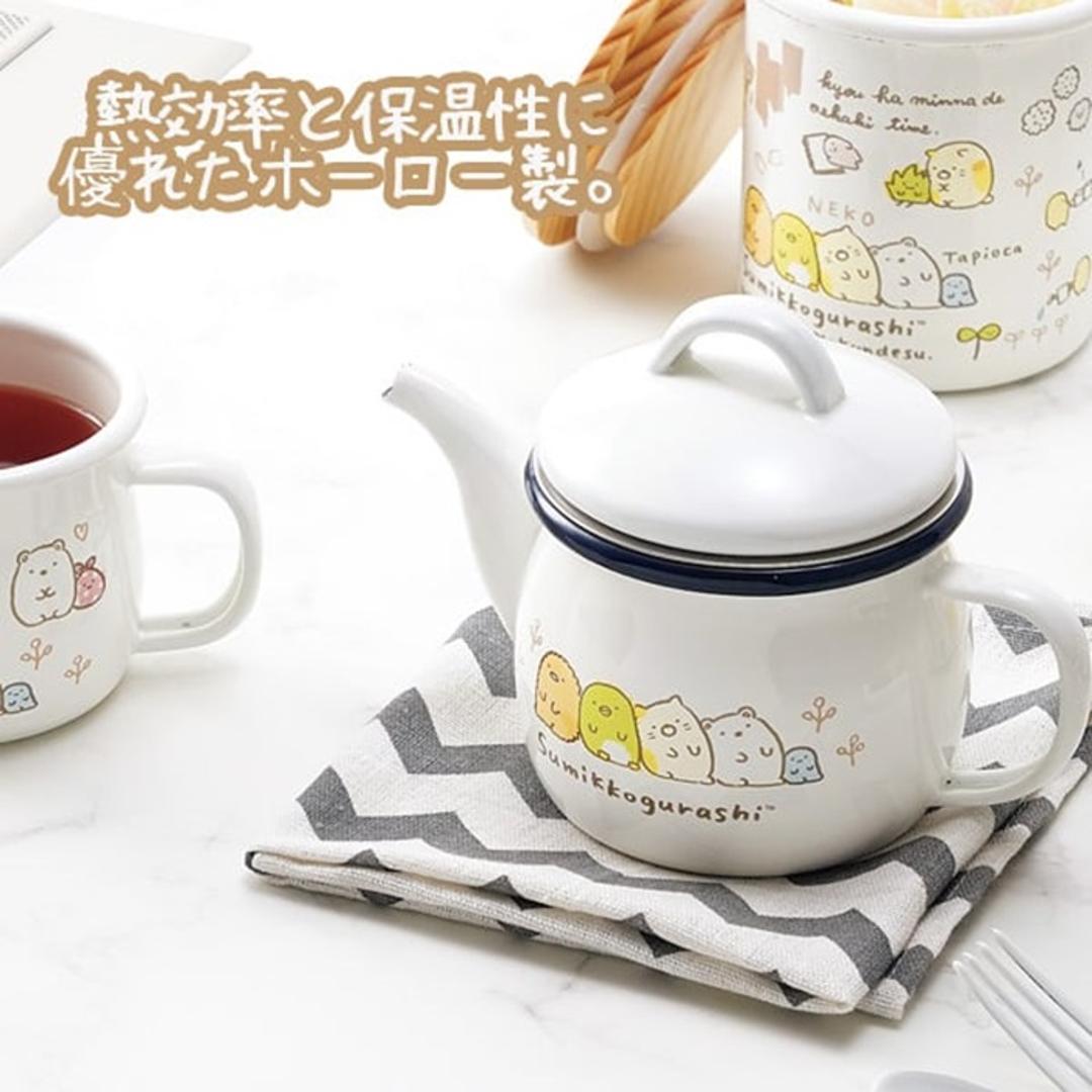 ティーポット ホーロー 通販 日本製 豊琺瑯 YUTAKA SG-04 ティーケトル