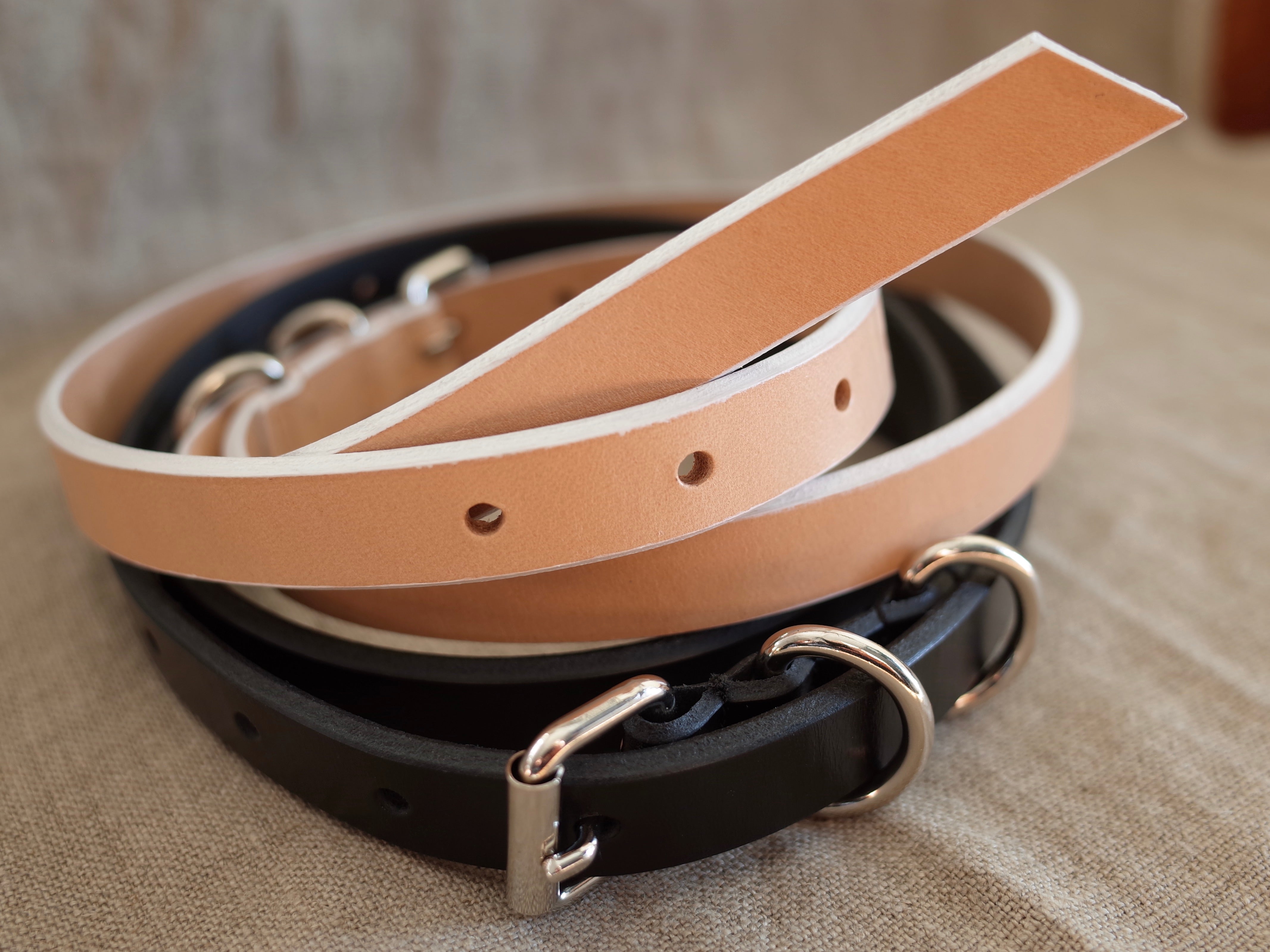 NARROW LEATHER BELT – ANCELLM