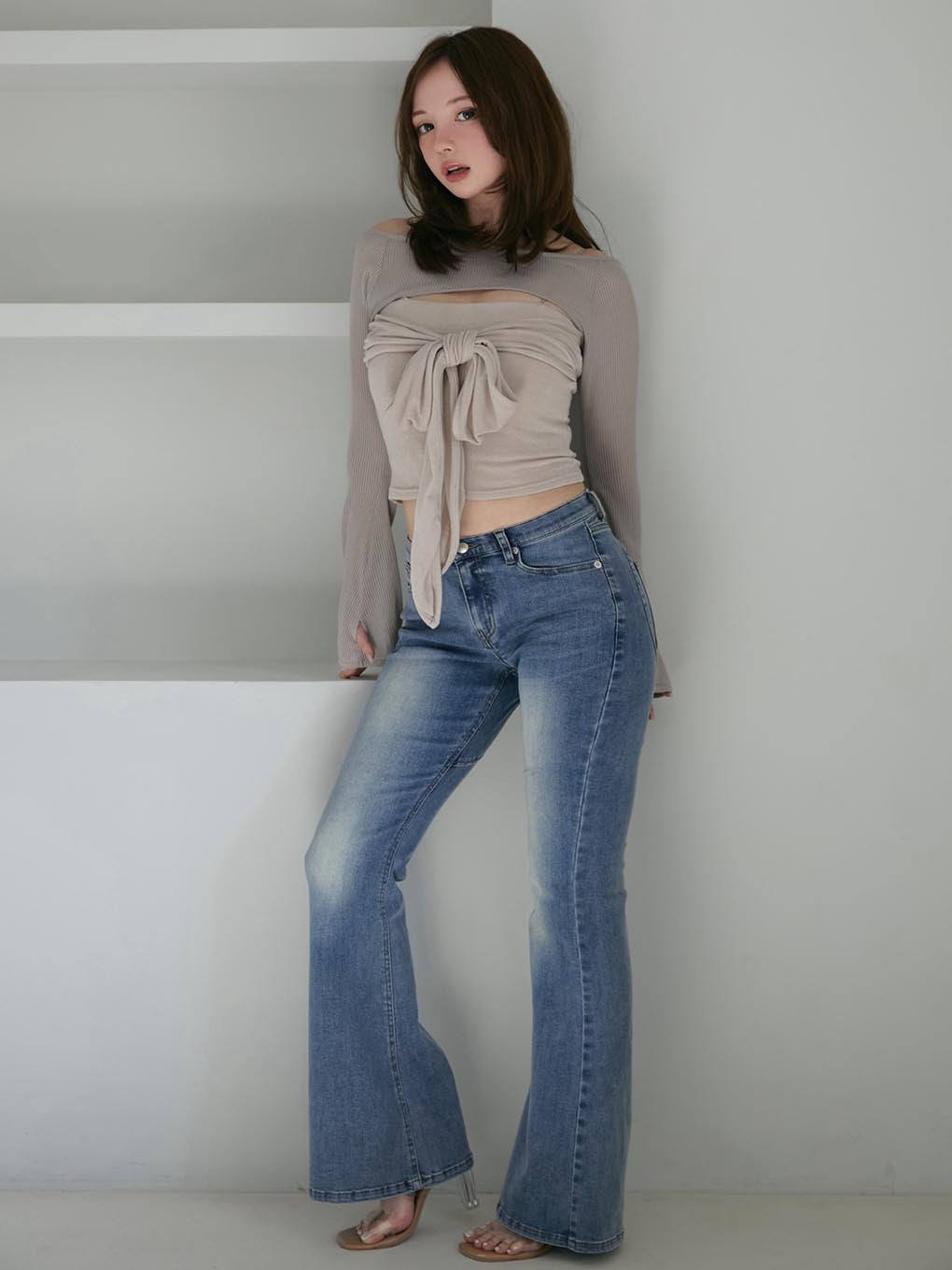 ANDMARY】Shayla ribbon tops