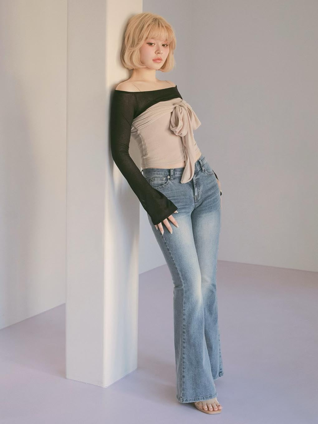 ANDMARY】Shayla ribbon tops