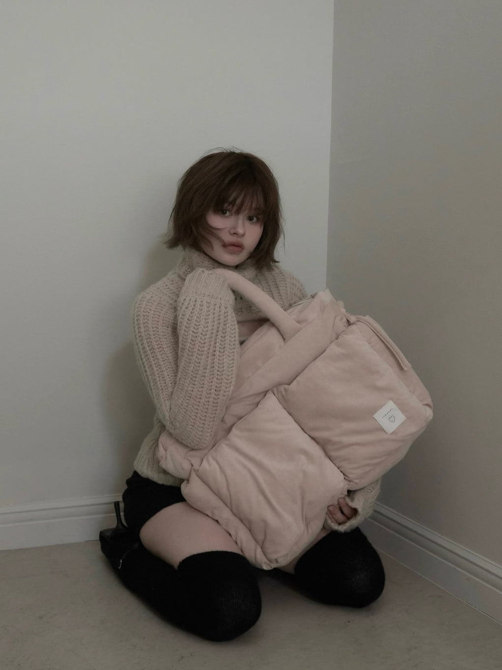 ANDMARY】Mary quilting suede bag