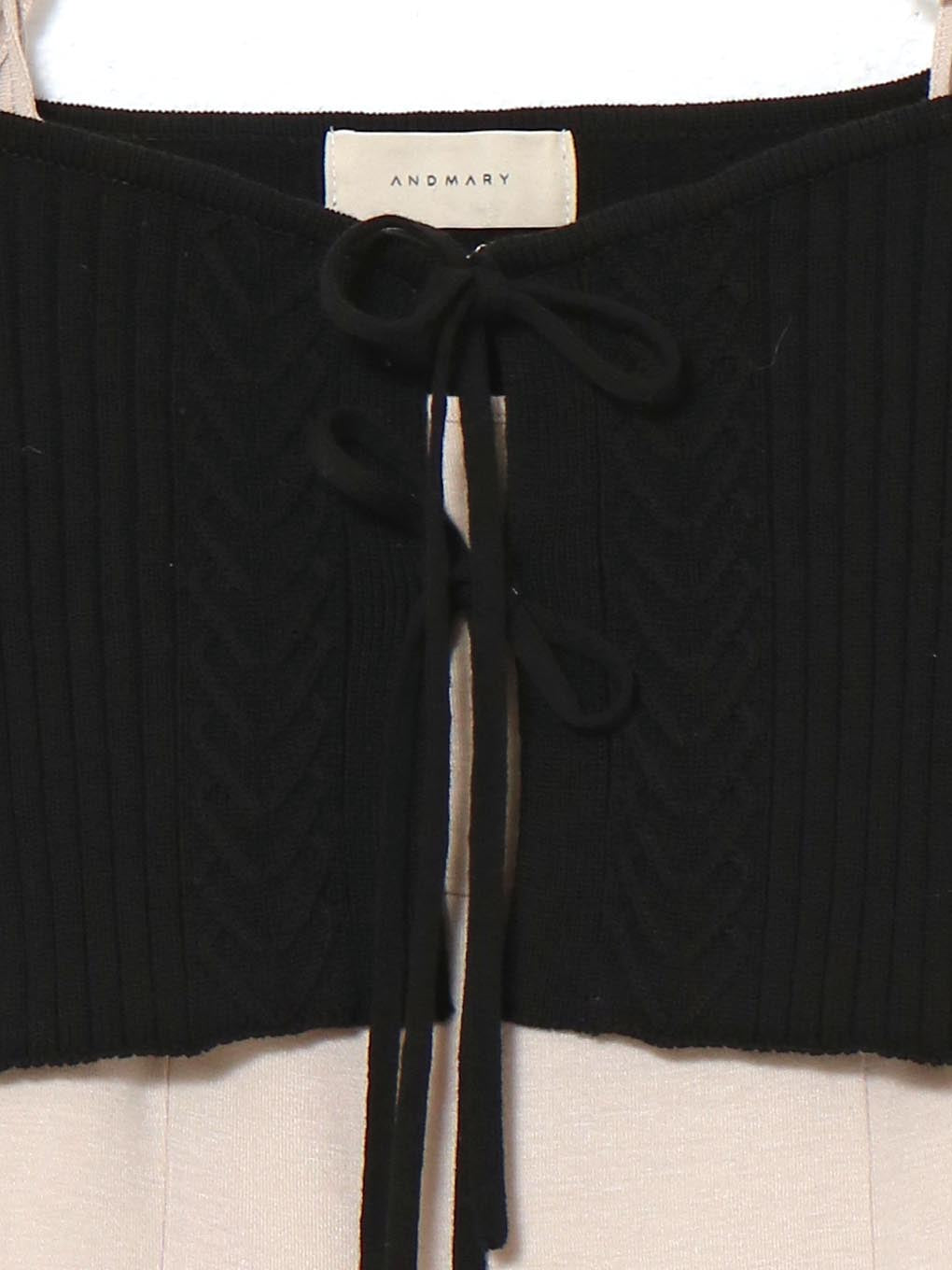 Nei knit set flare dress