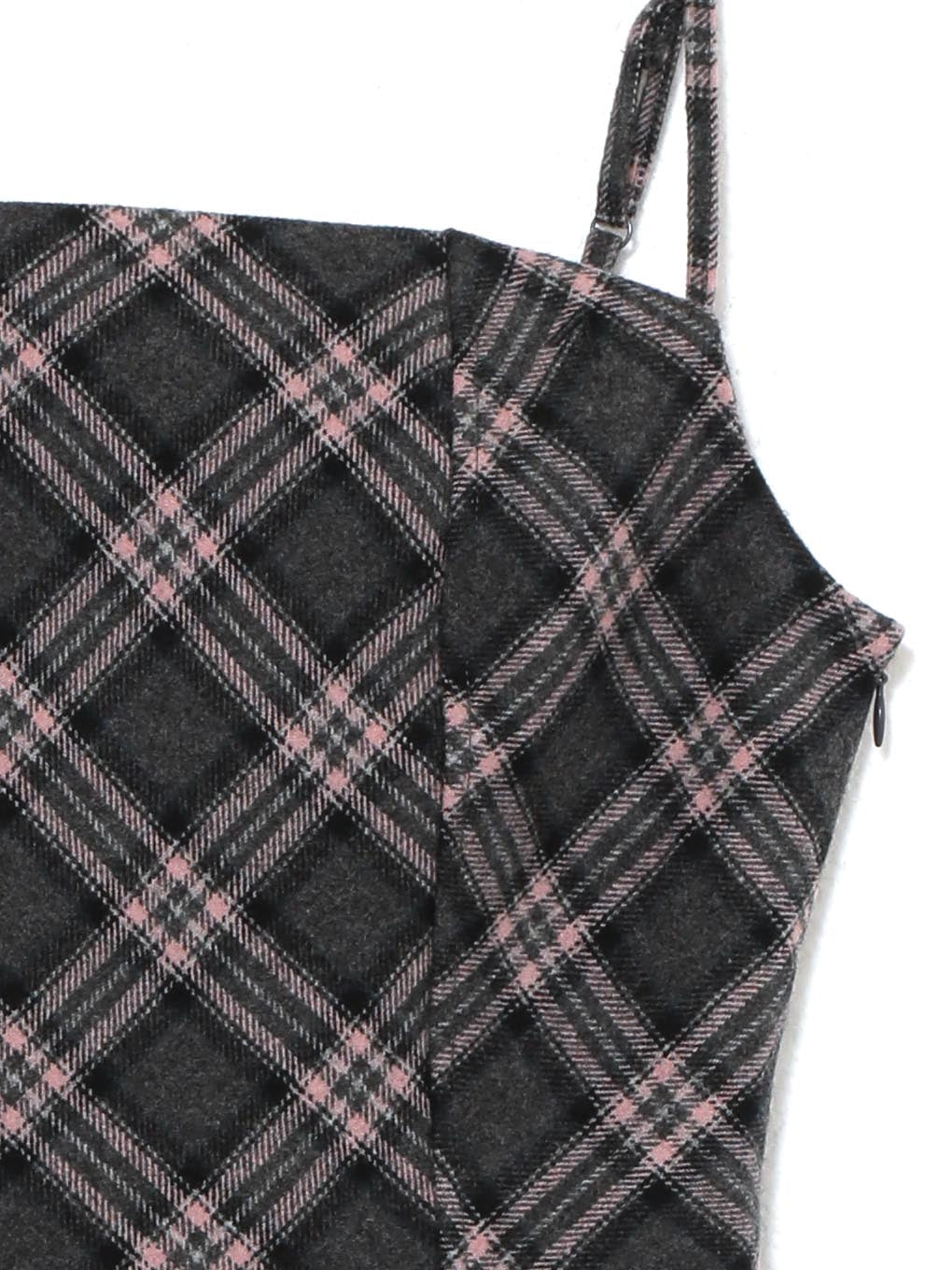 ANDMARY】Selena check mini dress