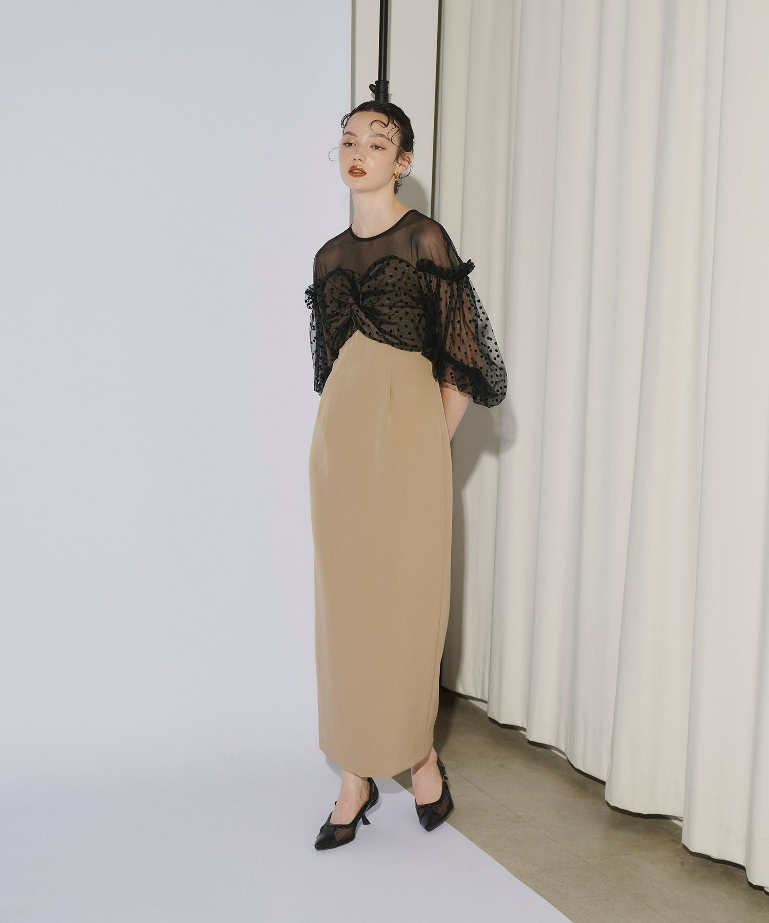 flocky dot one piece | ANDRESD