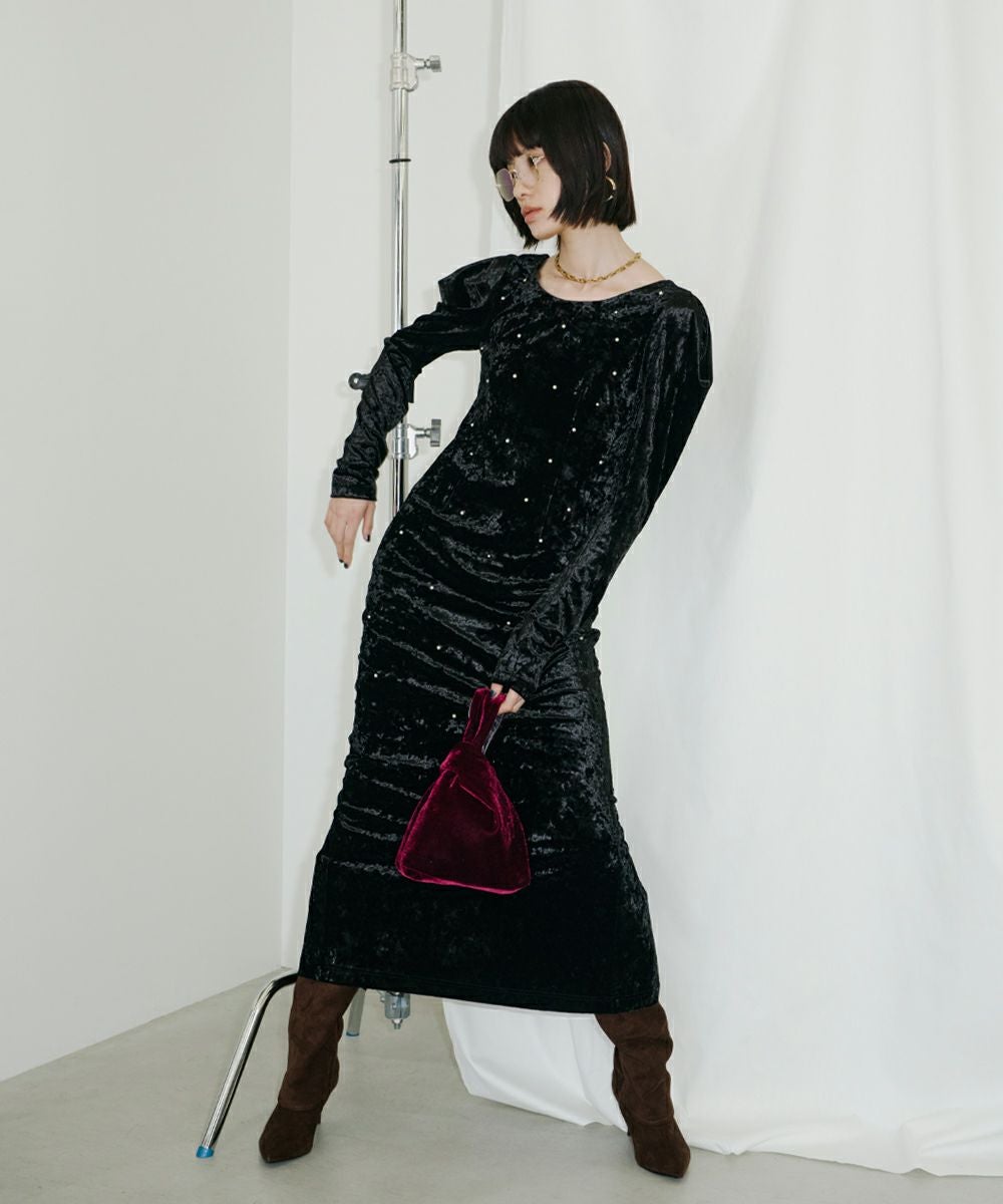 pearl bustier dress | ANDRESD