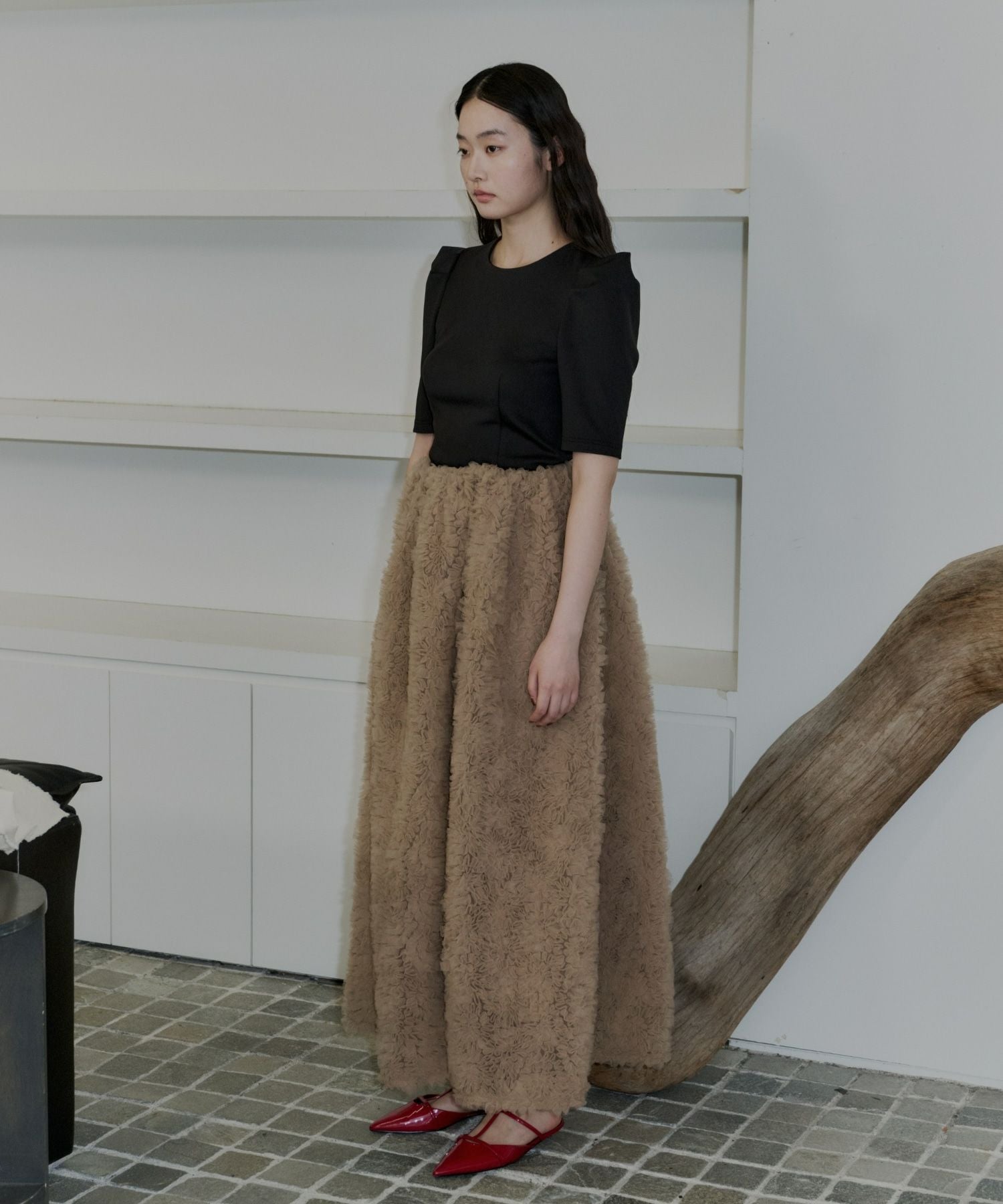 mocomoco set up half sleeve dress | ANDRESD