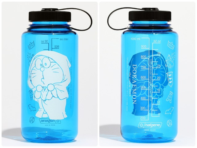 映画ドラえもん」がアウトドアグッズに！ ナルゲン製ボトル＆モンベル