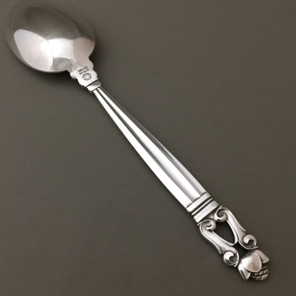 ジョージ・ジェンセン「“Acorn” ディナースプーン（大）長さ20.5cm