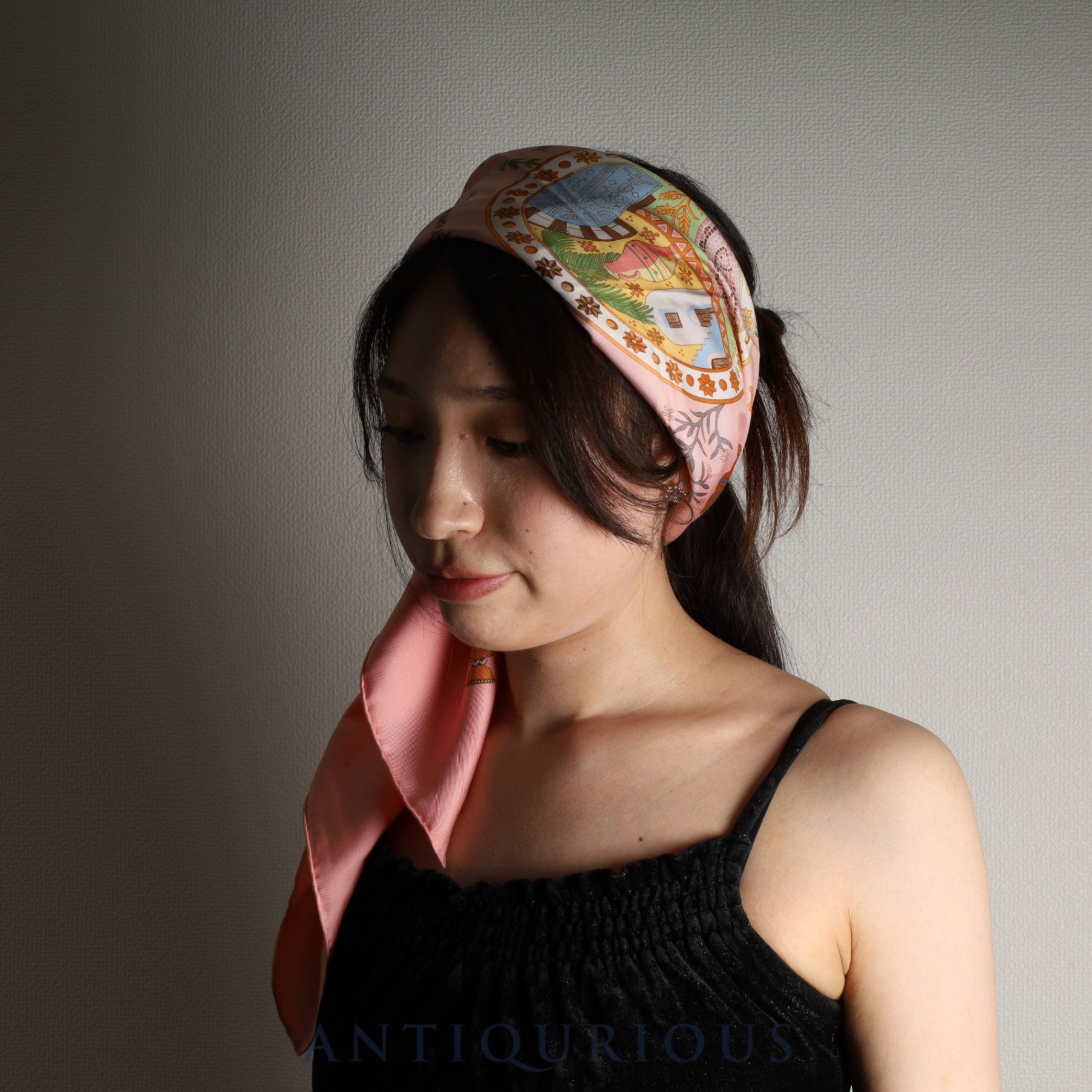 エルメス スカーフ カレ90 地中海の港町 SILK100% | 東京銀座の