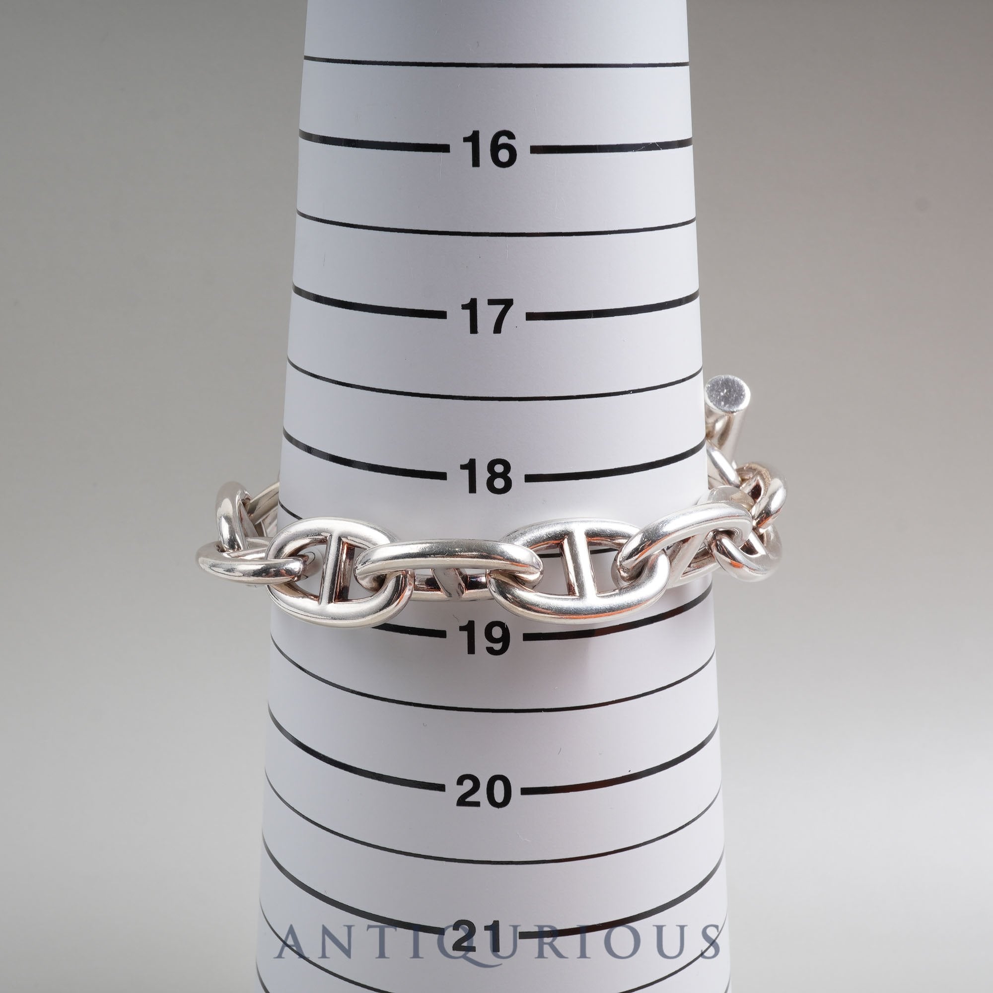 エルメス ブレスレット シェーヌダンクル TGM 12コマ SV925 箱 栞