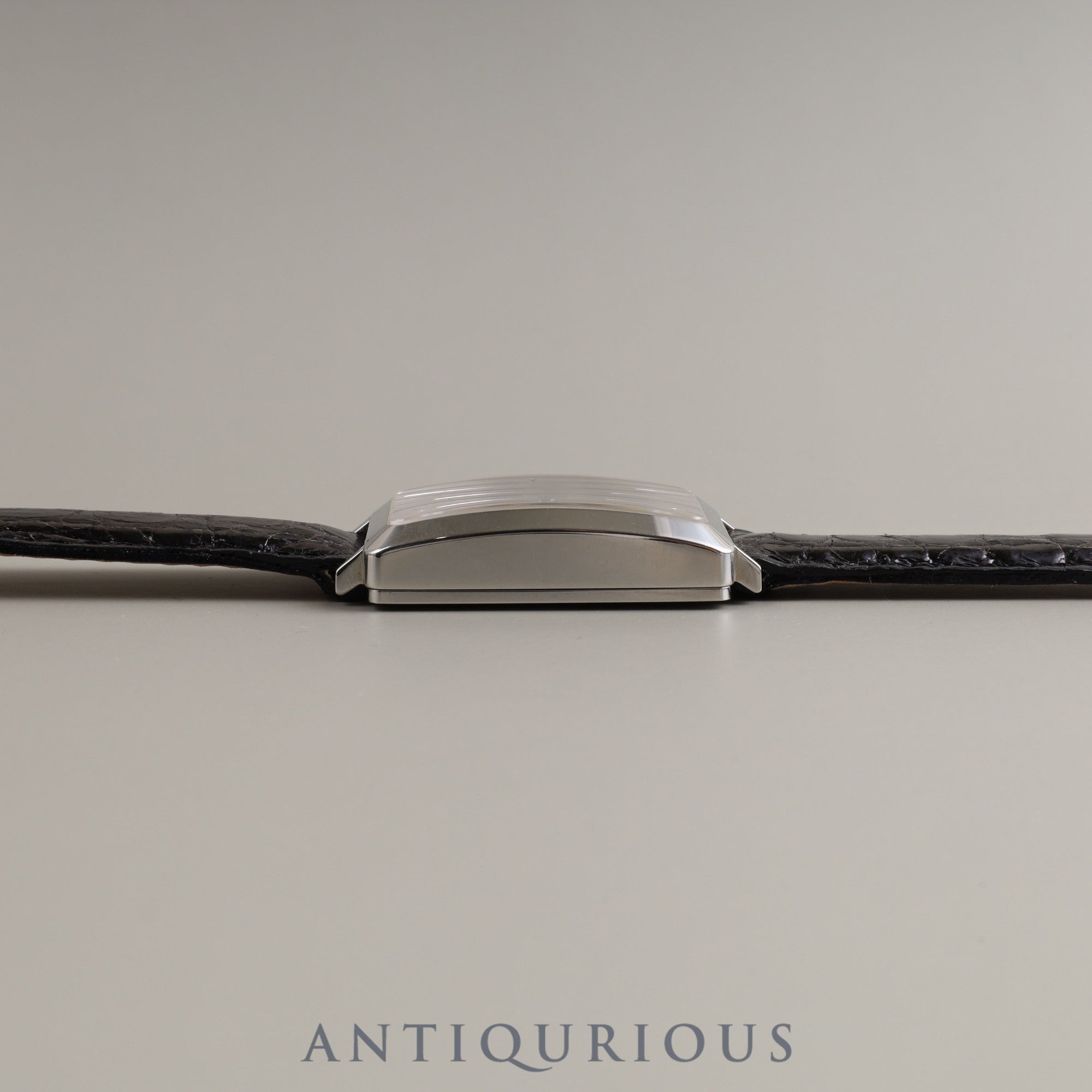 Dunhill Centenary, manual winding, stainless steel, leather