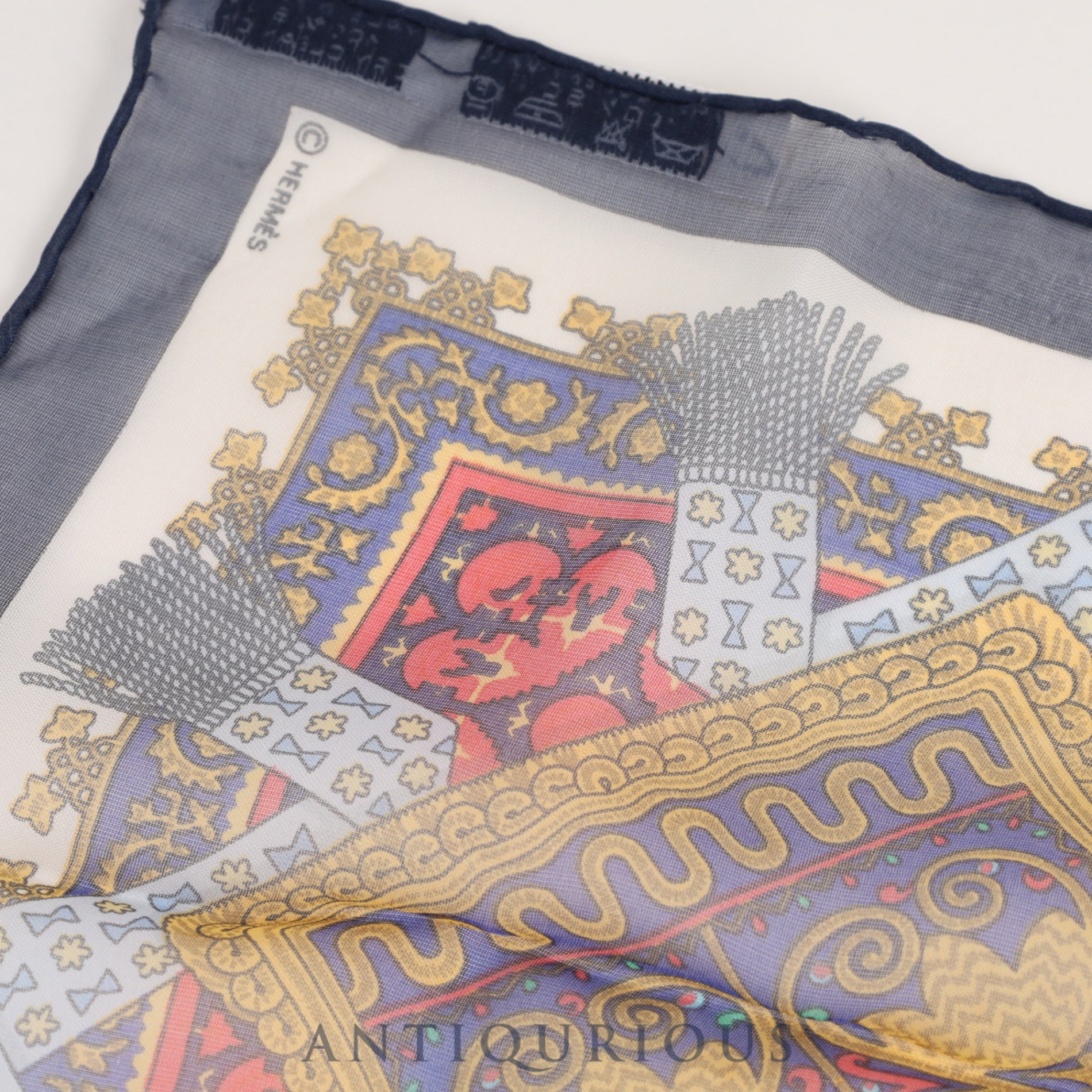 エルメス スカーフ カレ45 J.Abadie SILK100% | 東京銀座の