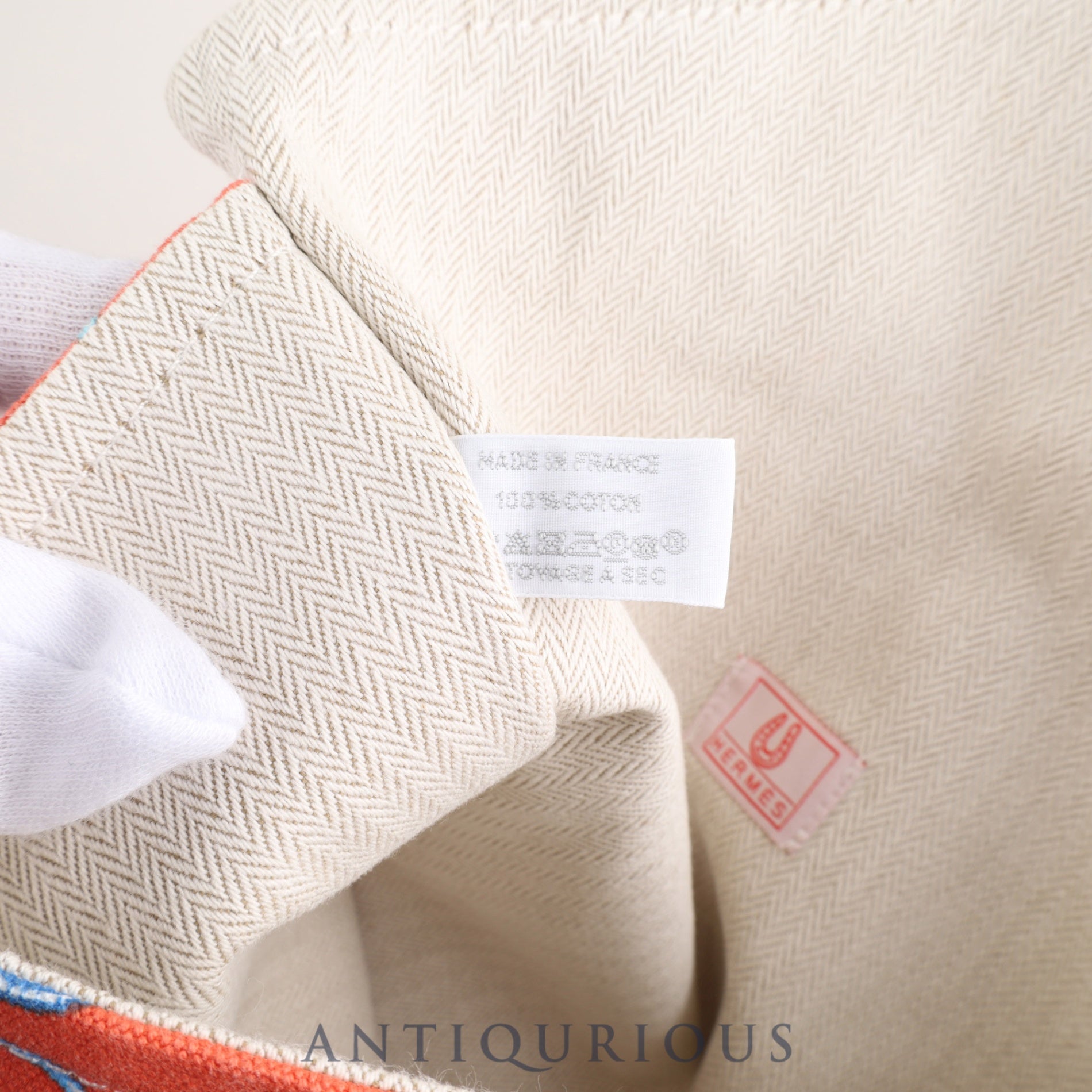 エルメス ポーチ コットンキャンバス ウエスタンカンパニー GM