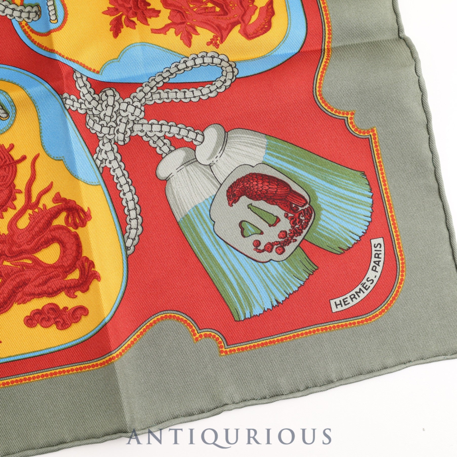 エルメス スカーフ カレ45 鍔 SILK100％ | 東京銀座のヴィンテージ