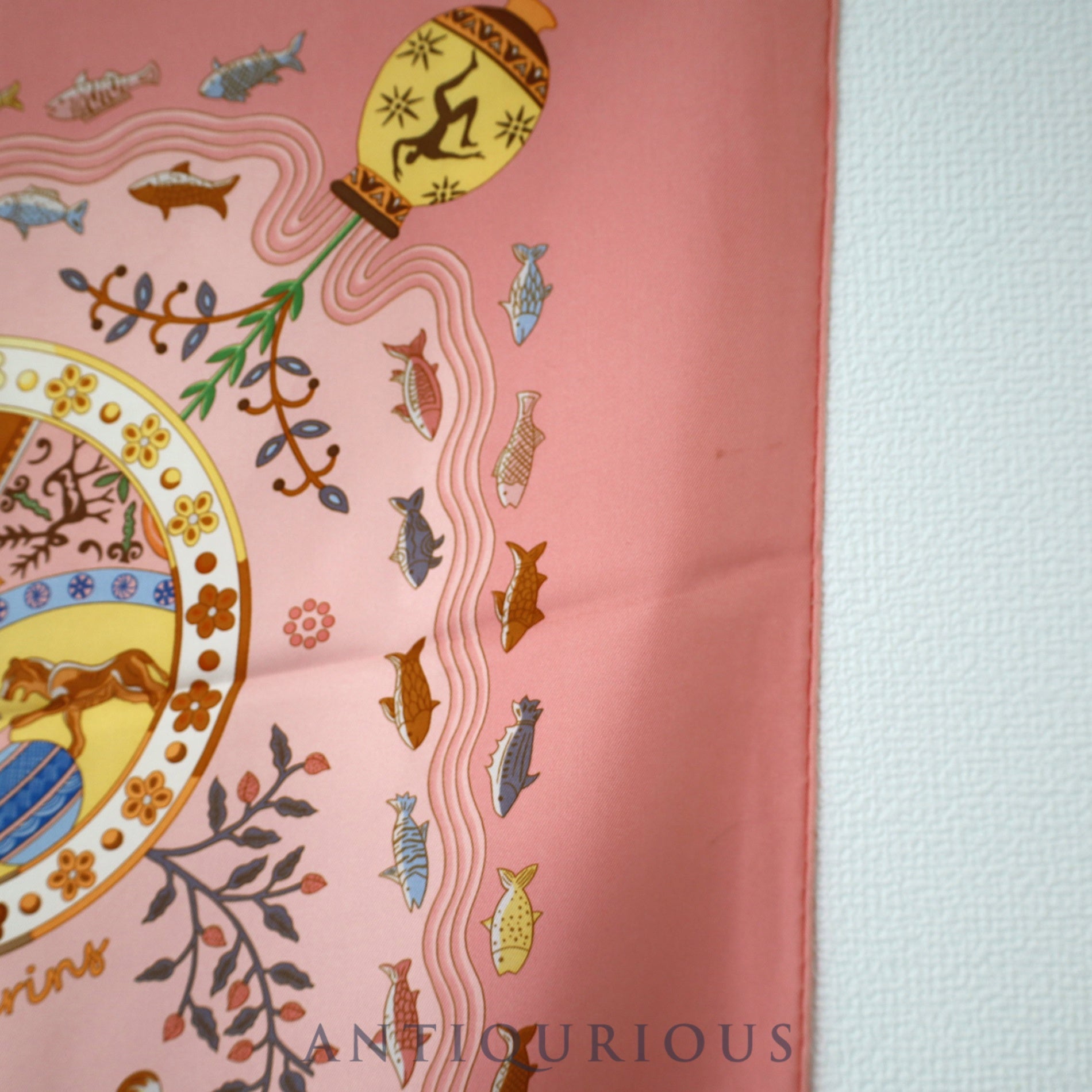 エルメス スカーフ カレ90 地中海の港町 SILK100% | 東京銀座の