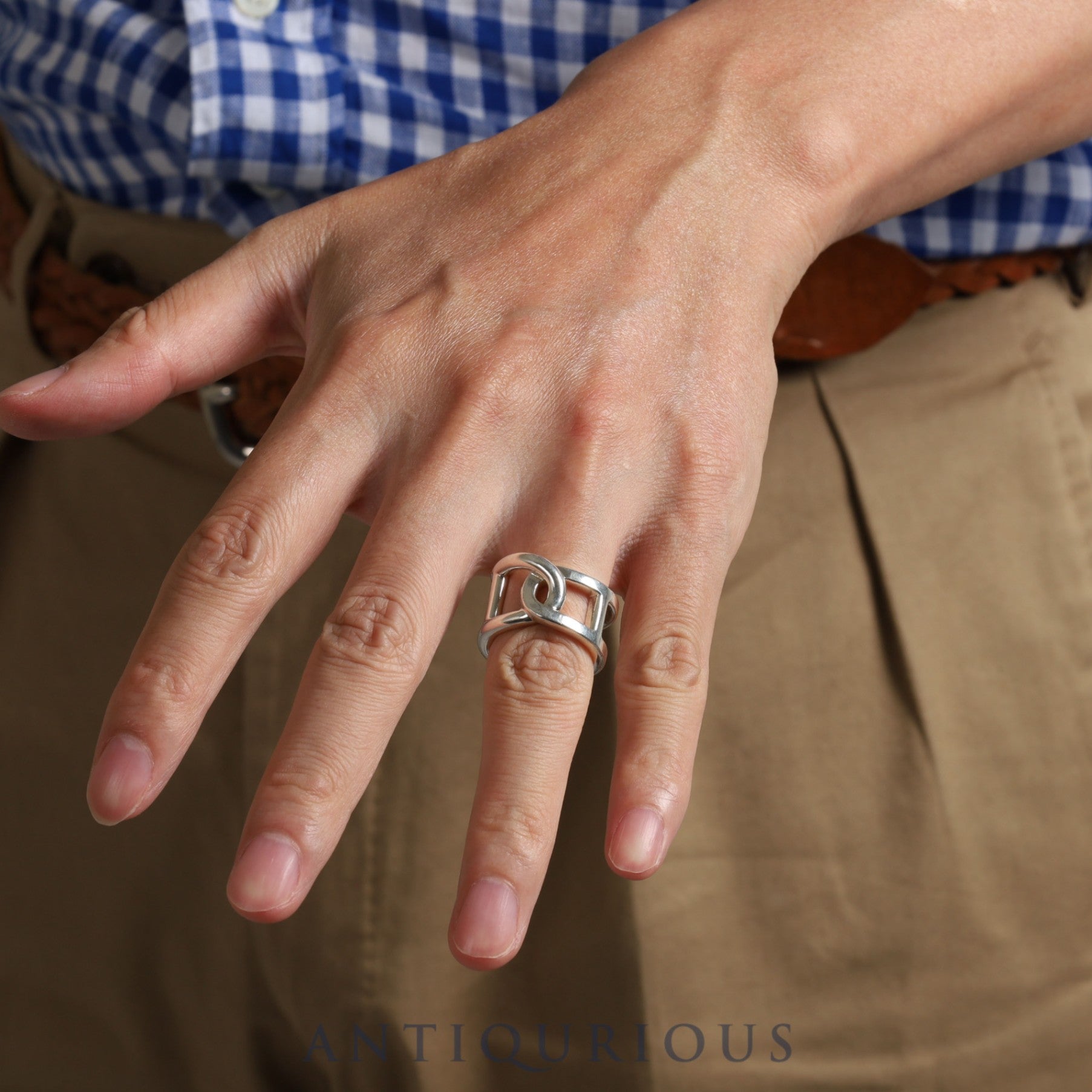 エルメス リング シェーヌダンクル シテール SV925 51 10.5号 | 東京