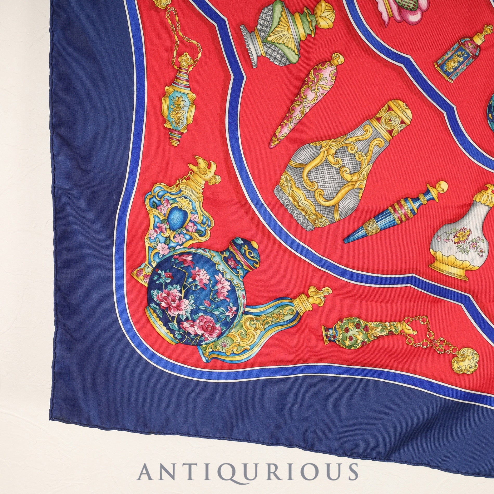 エルメス スカーフ カレ90 香水瓶 SILK100% | 東京銀座のヴィンテージ