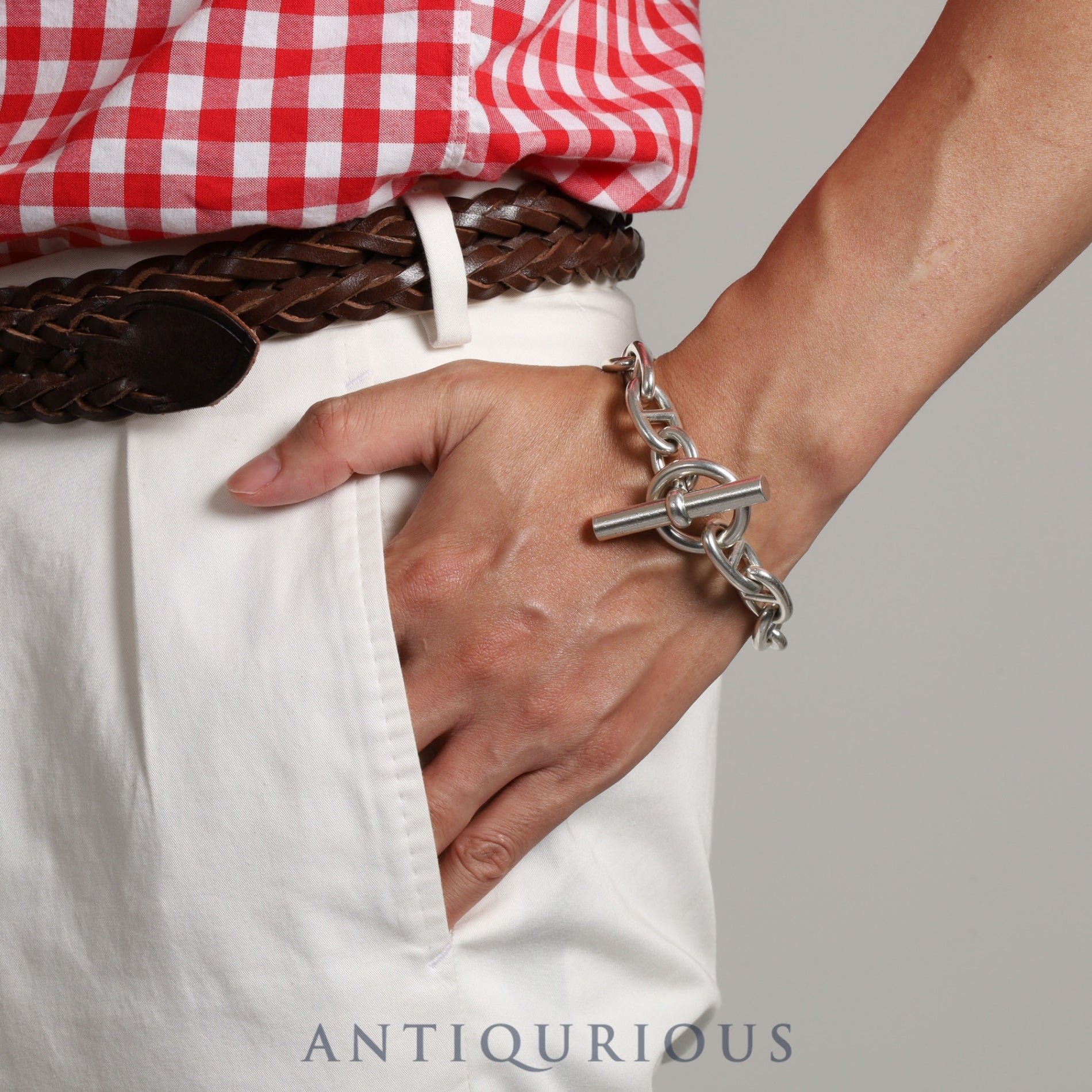 エルメス ブレスレット シェーヌダンクル TGM 12コマ SV925 | 東京銀座