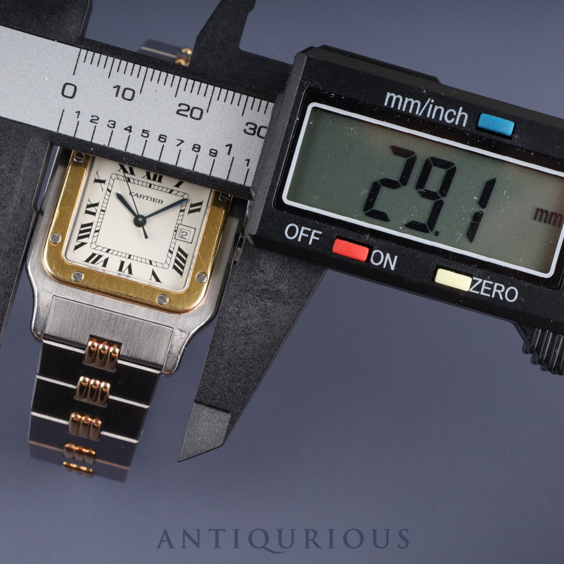 カルティエ サントス カレ LM 2961 自動巻き SS / YG SS / YG ゴドロン