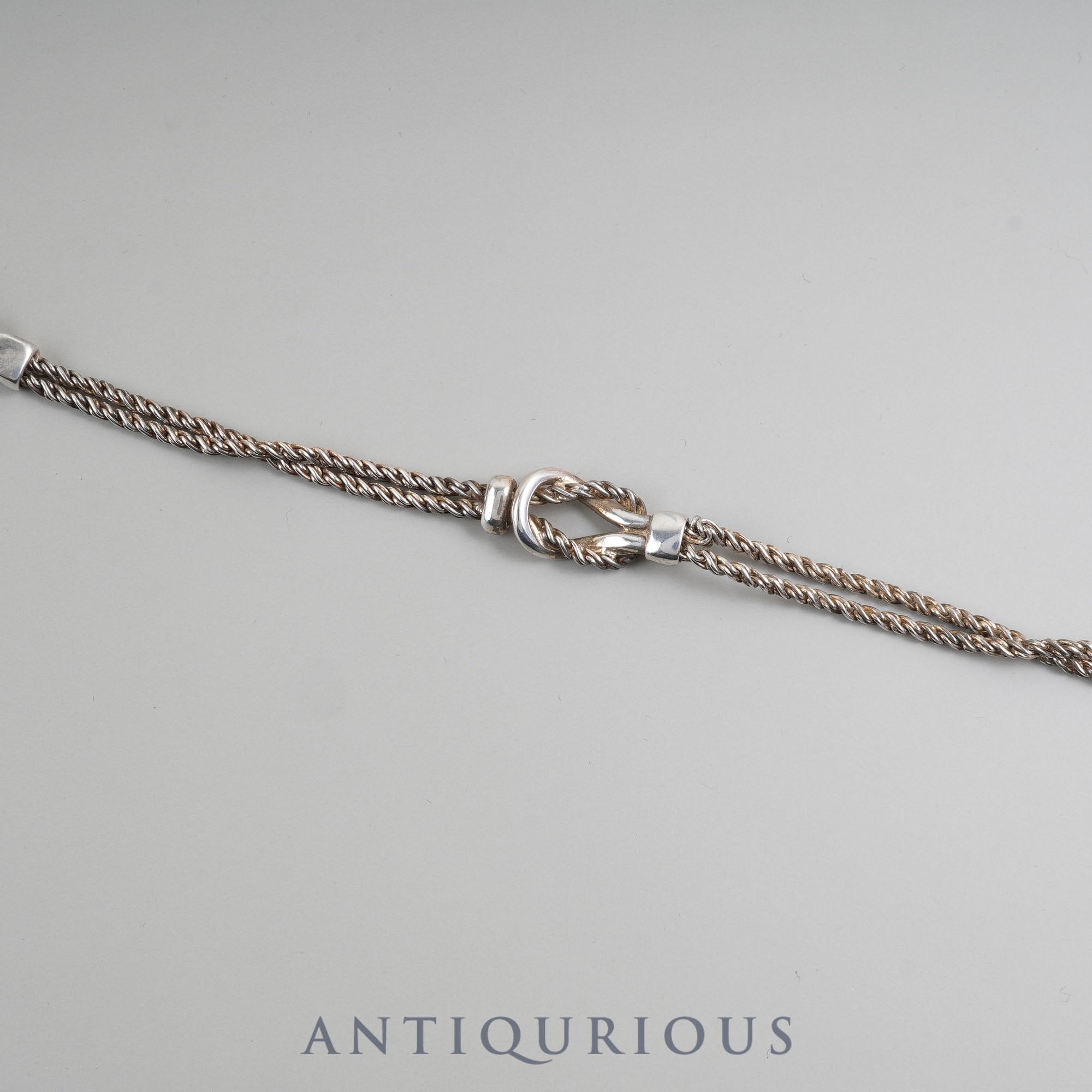 ティファニー ブレスレット センターノットダブルロープ SV925 | 東京