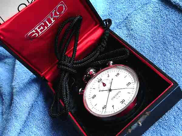 セイコー 1964年製 東京オリンピック公式 スプリットセコンド(割剣) 手