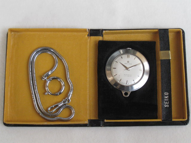 セイコー ユニーク 15石 手巻き 裏スケ 懐中時計 SEIKOSHA 精工舎