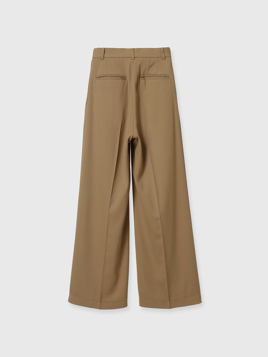 ミッドウェイトツータックワイドパンツ