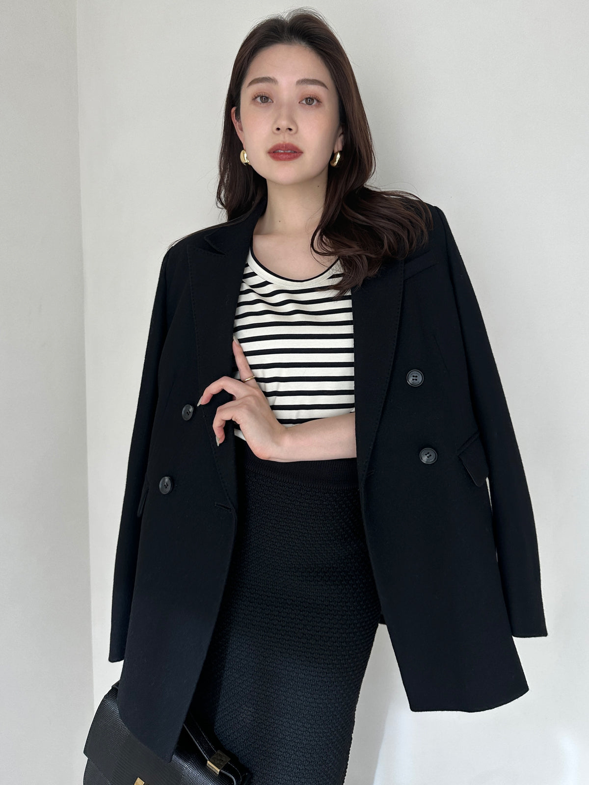 ステートメントウールオーバージャケット