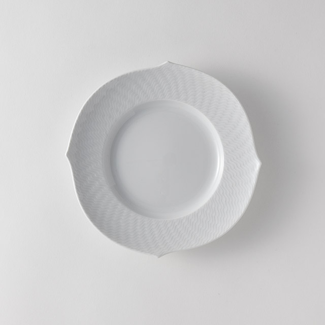 ボンジョルノブルーロゴMurat white 25センチペアディナー皿 リチャードジノリ ボンジョルノ ブルーロゴ プレート セット - メルカリ