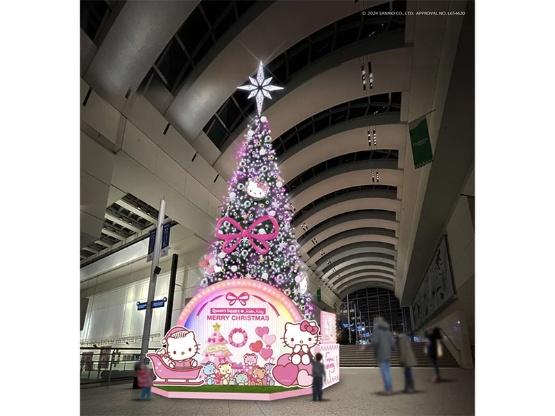 ハローキティと迎える特別なクリスマス！クイーンズスクエア横浜で