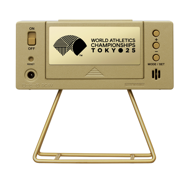 ASCII.jp：2025台限定！ セイコー、世界陸上記念ミニタイマークロック登場