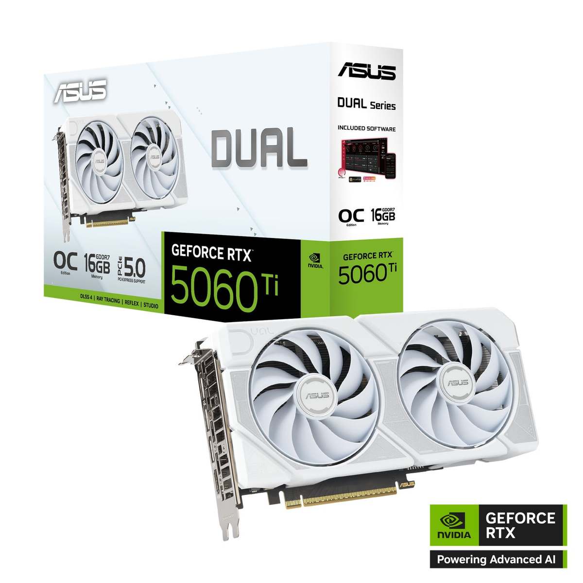ASCII.jp：ASUS新ビデオカード「DUAL-RTX5060TI-O16G-WHITE」登場 RTX