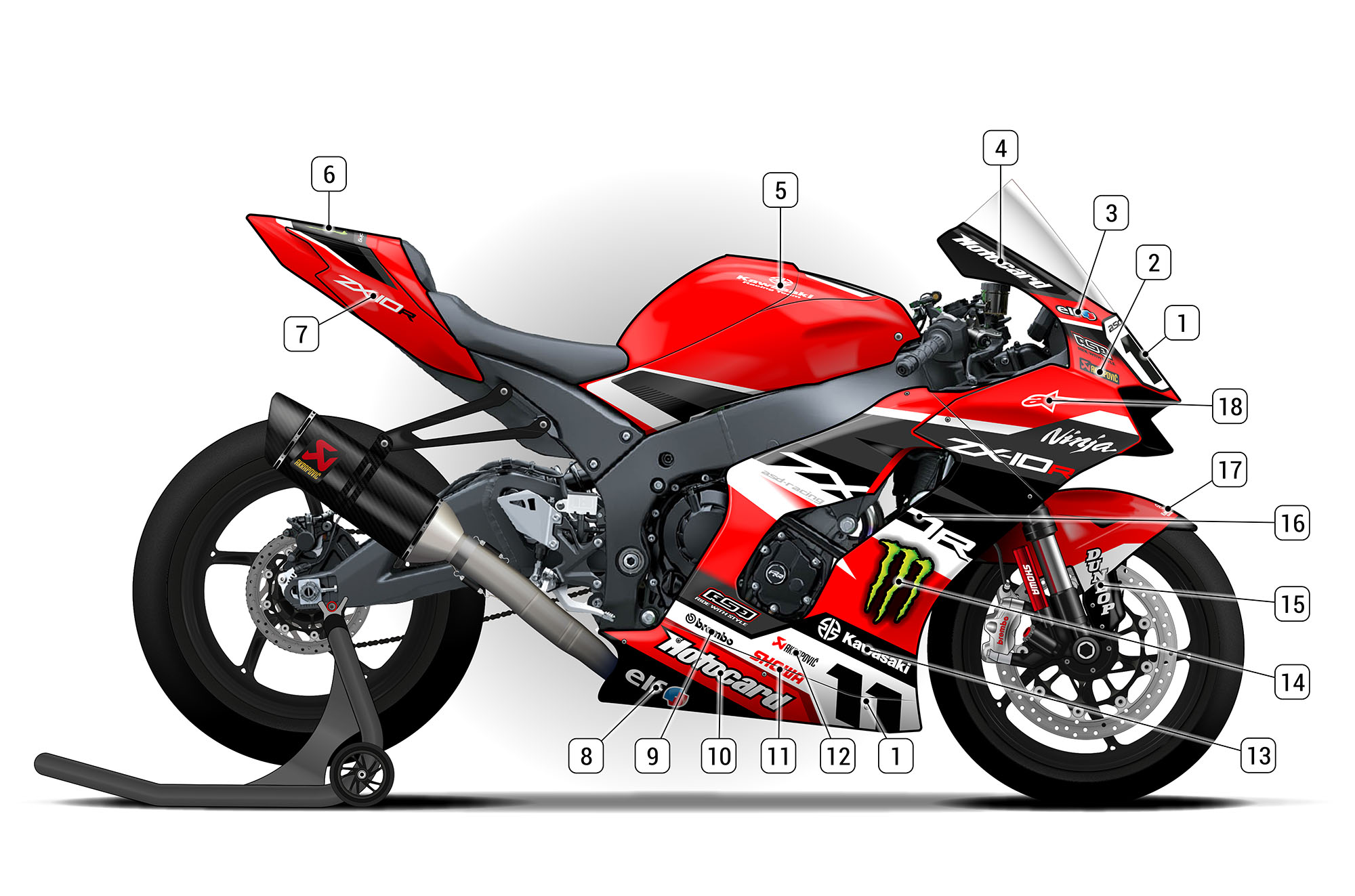 2021/25 Kawasaki ZX-10R | ASD Racing