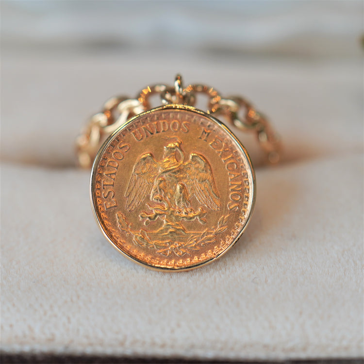 メキシコ ペソコイン デザインリング | 芦屋Antico