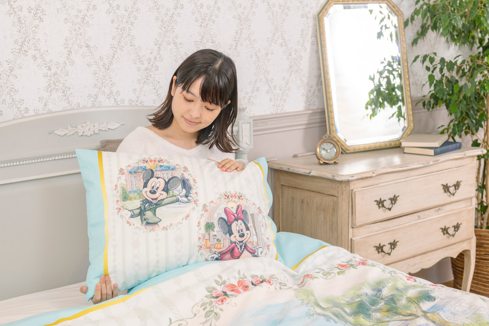 東京ディズニーランドホテル、宿泊者限定の掛け布団カバー・枕カバー