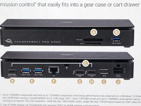 10GbE LANやCFexpressリーダー搭載の「OWC Thunderbolt Pro Dock