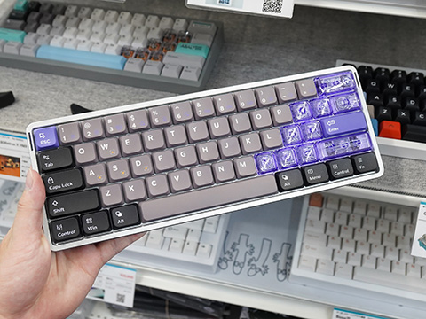 ラピッドトリガー対応の薄型60%ゲーミングキーボード「Air60 HE」が