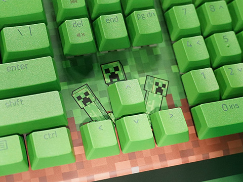 MinecraftコラボのRazer製ゲーミングデバイス群が販売スタート - AKIBA