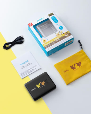 Switchを急速充電、AnkerがポケモンデザインのUSB-Cモバイルバッテリ