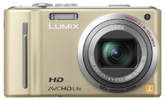 パナソニック、GPS機能搭載の12倍ズーム機「LUMIX DMC-TZ10