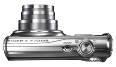 富士フイルム、スーパーCCDハニカムEXR第2弾「FinePix F70EXR