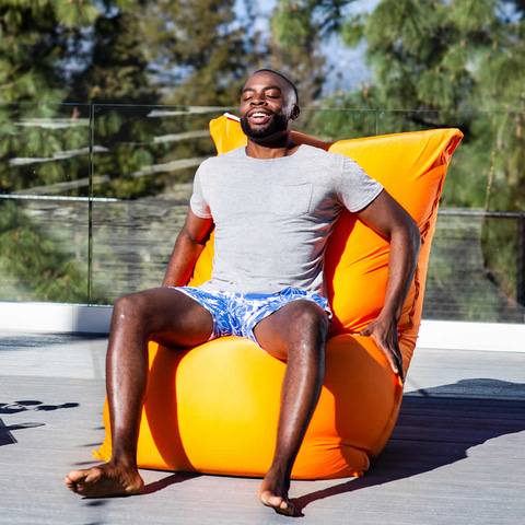 Yogibo ヨギボー ビーズクッション ソファー サンシャイン オレンジ