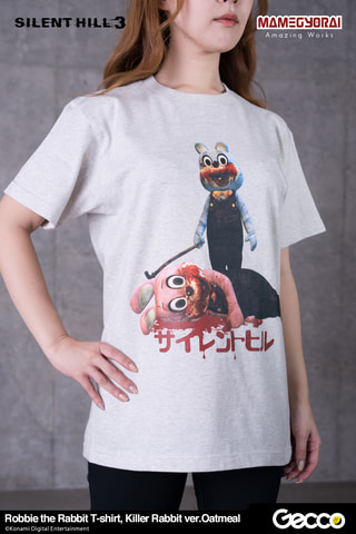 サイレントヒル3」より、「撲殺兎Tシャツ」＆「ストレッチャーTシャツ