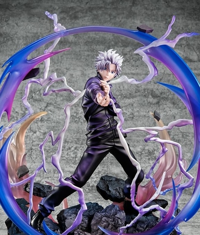 呪術廻戦」より虚式「茈」を放つ五条先生が立体化！ 彩色見本公開