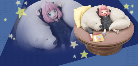 スパイファミリー」より遊び疲れたアーニャとボンドフィギュア11月1日