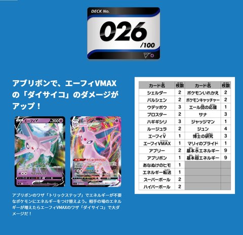 ポケモン、12月17日発売のTCG「ポケカ剣盾 スタートデッキ100」デッキ