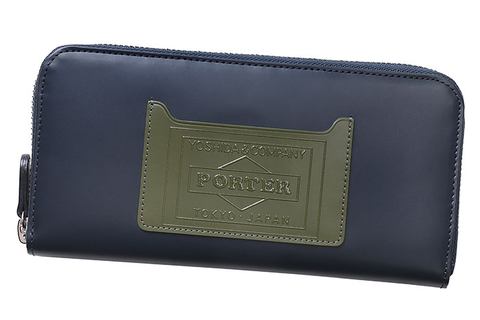 PORTER、特殊プリントによる立体的な星柄とロゴが入ったウォレット