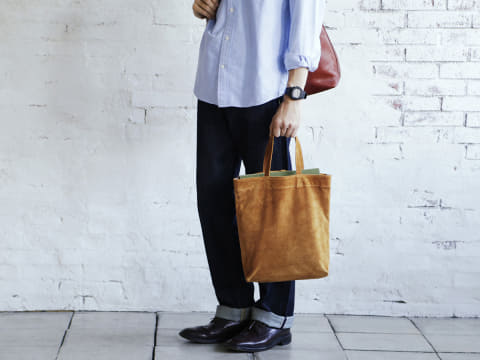 土屋鞄、国産豚革エコバッグ「レザーエコトート」。16500円 - Impress